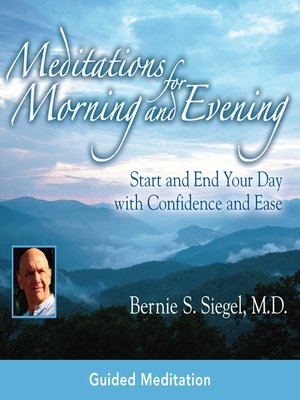 cover image of Meditations for Morning and Evening